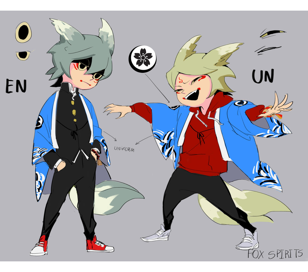 Fox twins